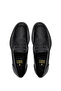 Men's Genuine Leather Black Loafer Shoes - 5