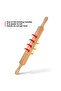 Rolling Pin 50cm With Wooden Stand Rubber Wood - 6