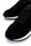 Men's Genuine Leather Black Suede Sneakers & Sports Shoes - 4