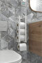 Wall Mount Metal Toilet Paper Hanger Modern Minimalist Toilet Roll Holder Bathroom Organizer - 5
