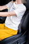 Orthopedic Visco Car Seat Lumbar Support Pillow Lumbar Support Cushion 40X37X11 cm - 4