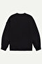Siyah Unisex Basic Relax Sweatshirt | (Ruden - Tar) - 3