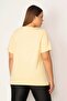 Women's Large Size Yellow Cotton Fabric Collar Lace Blouse 65n28616 - 4