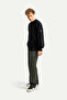 Siyah Unisex Basic Relax Sweatshirt | (Ruden - Tar) - 4