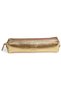 Gold Leather Pencil Case - 3