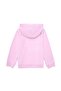 Girl's Pink Hooded Sweatshirt - 3