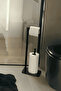 Metal Toilet Paper Rack Space-Saving Modern Minimalist Toilet Roll Holder Bathroom Organizer - 5