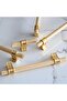 Furniture Drawer Kitchen Cabinet Cupboard Handles Handle Gold Gold Metal Handle 128 mm Serrated Pattern - 4