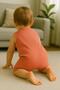 Cotton Muslin Baby Romper/ Button Closure Baby Romper/100% Cotton Muslin Romper - 3