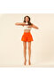 Tavas Mini 100% Cotton Skirt - Orange - 2