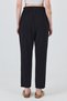 Black Pocket Button Detailed Elastic Waist Trousers 006 - 5