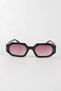 Baccur Unisex Brown Vintage New Season Rectangular Colorful Sunglasses - 4