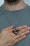 Men's Steel Necklace Chain and Pendant Cck02 - 3