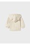 Baby Hooded Zippered Sweatshirt Beige 1455 - 3