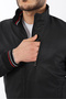 Classic Zip-Up Transitional Men's Jacket & Coat Black - 6