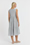 Muslin Avlonya Dress - Midi Dress with Straps - 3010 - 7