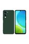Vivo Y04 Compatible Silicone Case - Flexible Pastel Color Cover with Camera Protection - Green