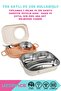 صندوق غداء بينتو 600 مل من المجموعة الجديدة، طبق واحد بثلاثة أقسام، وعاء من الفولاذ، صندوق طعام - 2