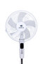 Rigo Pedestal Stand Fan with Remote White 400Mm | 3 Speed Levels & Adjustable Height - 3