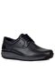 - Navy Blue Leather Men's Casual Shoes 101-2859-65390 - 2