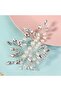 Alexa Handmade Promise Engagement Wedding Wedding with Pearls and Zircon Stone Elegant Bridal Hair Accessory - 4