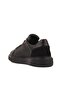 - Black Leather, Suede Lace-Up Men's Casual Shoes 101-1044-E100 - 4
