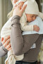 Ribbed and Bottom Tie Baby Bodysuit and Beanie Set 100% Cotton - Easy Bottom Opening Design - 7