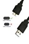 كابل USB 3.0 من Micro A إلى B لمحركات الأقراص الصلبة الخارجية Seagate وToshiba وSamsung باللون الأسود - 2