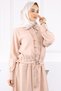 Powder Front Frilly Modal Shirt Skirt Set - 4