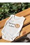 Baby Bodysuit with Father's Lion Written – 100% Cotton Baby Boy Bodysuit with Snap Fasteners (0-9 Months) - 4
