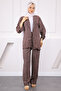 Mink Front Tie Kimono Pants Suit - 2