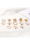 Uliva 13 Pcs Colorful Stone Ring Set - 3