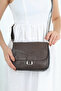 Medium Size Women's Leather Shoulder and Messenger Bag / Casual Brown Leather Bag - 2