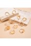 Vita 10 Pieces Gold Ring Set - 5