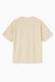 Beige Color Oversize Brooklyn Dinner Breakfast Plate Printed Unisex T-Shirt T-Shirt - 2