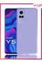 Silicone Case Velvet Inside Midnight Blue Liquid for Vivo Y53S - 3