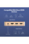 1 In 2 Out HDMI Splitter Gold - 3