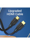 HDMI 2.1 Cable 3M Black Metal Type - 2