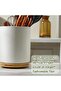 360° Rotating Utensil Holder, 6" Kitchen Ceramic Utensil Crock with Detachable Base, Countertop Utensil Caddy - 2