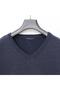 Men's Long Sleeve Thin Sweatshirt - B180916 - Dark Indigo Melange - 2
