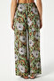 Women's Talia Green Elastic Waist 100% Viscose Summer Trousers - 3
