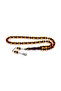 Yellow Red Vernier Alpaca Tasseled Barley Cut Powder Amber Prayer Beads 201024098 - 2