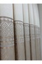 Nivemeshome Avşa Pattern:632349 2004 كريم 1/3 ستارة خلفية ذات طيات ضيقة Apm - 5