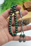 Silver Tassel and Imam Sphere Cut Color Changing Feeling Stone Rosary 201024067 - 4
