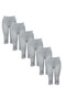 100% Cotton Perforated Bermuda Shorts - Women's 6-Pack