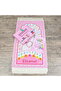 Children's Prayer Rug and Educational Book Prayer Set - Pink 45X82 cm - 110 Gr - Prayer Beads - 5