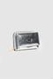 La'Graccio Paris Women's Sezac Shiny Medium Wallet Crocodile Silver - 3