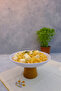 Macaroni Wooden Leg 22.5 cm Melamine Serving Plate, Pit Presentation Plate, Presentation Plate, Bowl