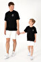 Men's Oversize Fit Crew Neck Black T-Shirt 50305904-Vr046 - 2