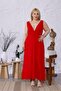 Plus Size Back Tie Detail Elastic Waist Dress - 2